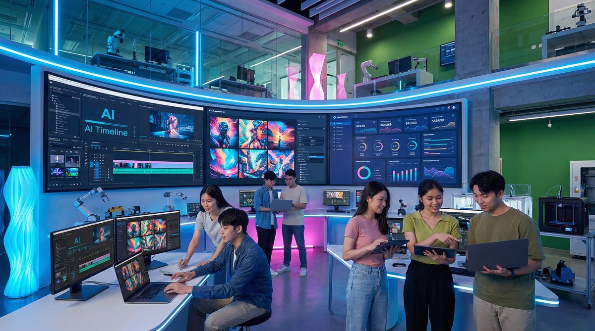 国产主播在线观看AI传媒创作工具界面